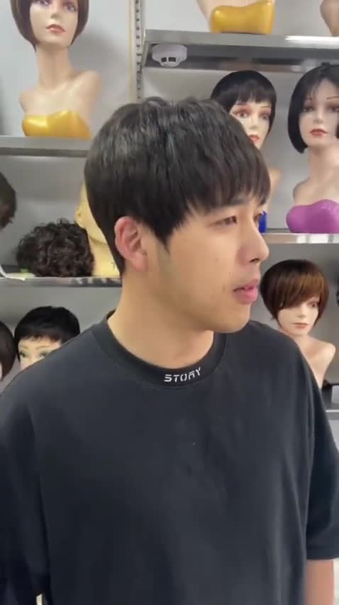 #男士假发#全真发手工钩织#男士假发推荐#高质量假发